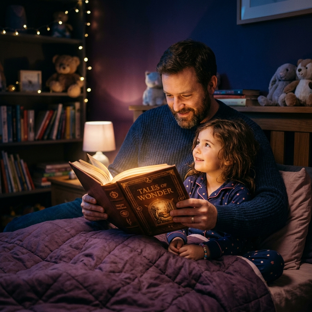 Reading to child